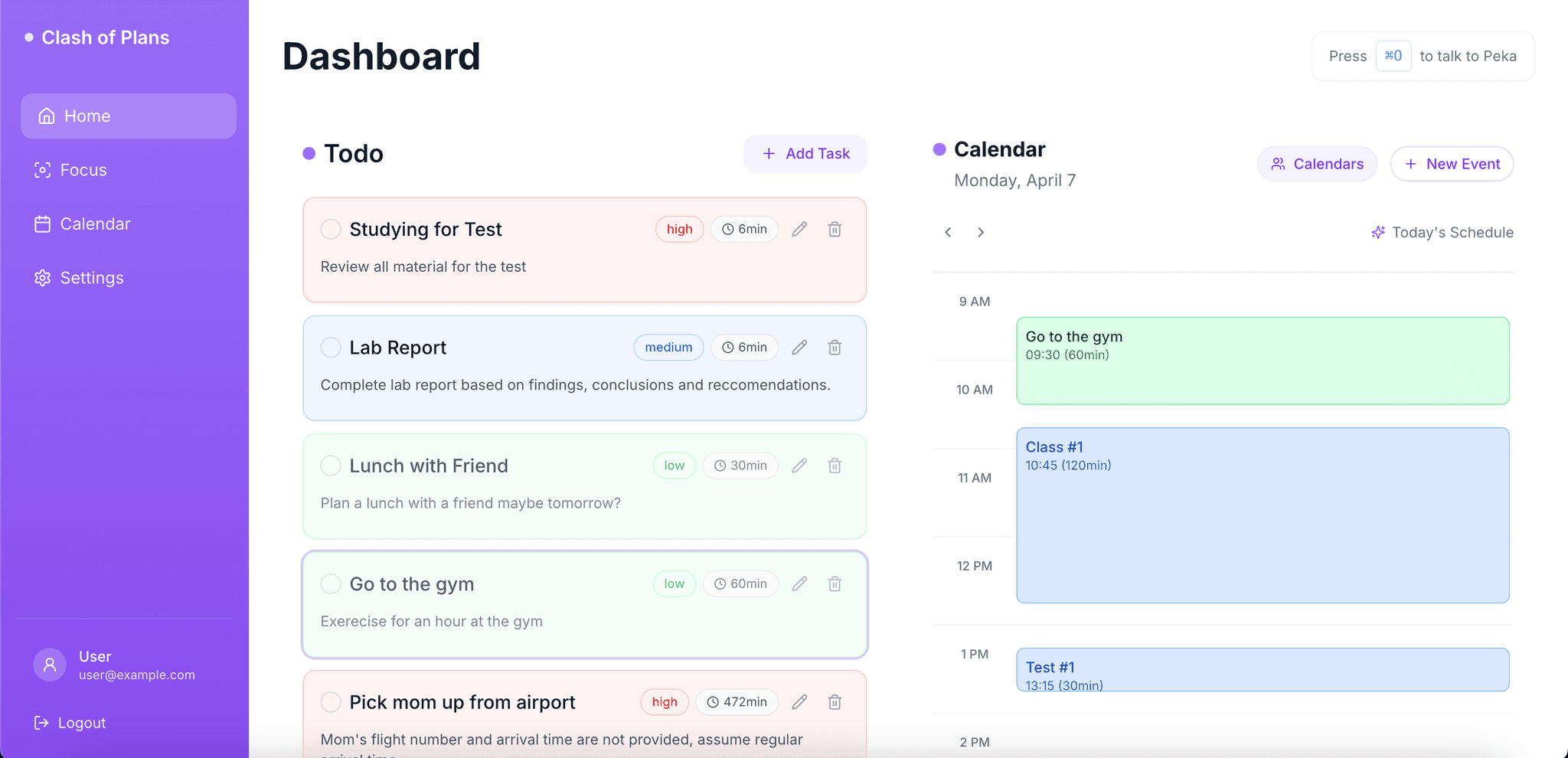 Clash of Plans Screenshot